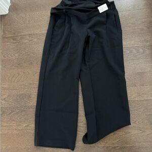 Abercombie Maternity Black Wide-Leg Trousers